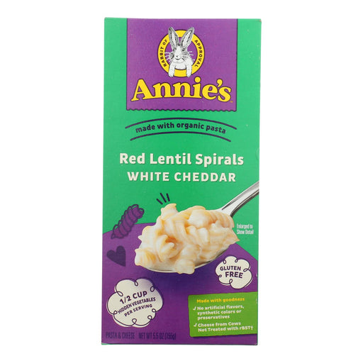 Annie's Homegrown - Mc&chs Rd/lnt Wht/chd - Case Of 8-5.5 Oz Biskets Pantry 