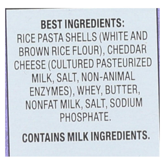 Annies Homegrown Macaroni And Cheese - Rice Shells And Creamy White Cheddar - Gluten Free - 6 Oz - Case Of 12 Biskets Pantry 