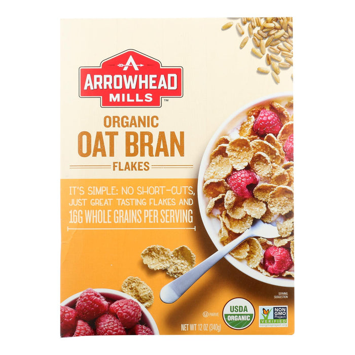 Arrowhead Mills - Cereal Oat Brn Flk Bx - Case Of 6-12 Oz Biskets Pantry 