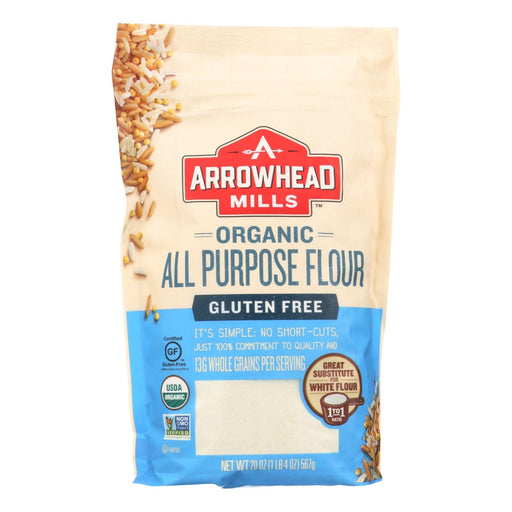 Arrowhead Mills - Organic Flour - All Purpose - Case Of 6 - 20 Oz Biskets Pantry 