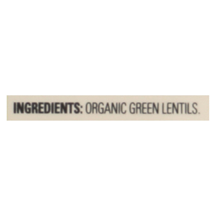 Arrowhead Mills - Organic Green Lentils - Case Of 6 - 16 Oz. Biskets Pantry 