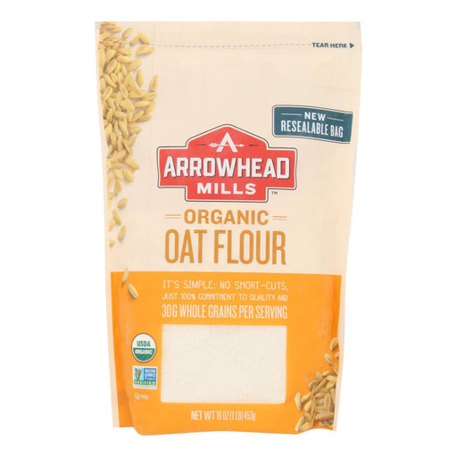 Arrowhead Mills - Organic Oat Flour - Case Of 6 - 16 Oz. Biskets Pantry 