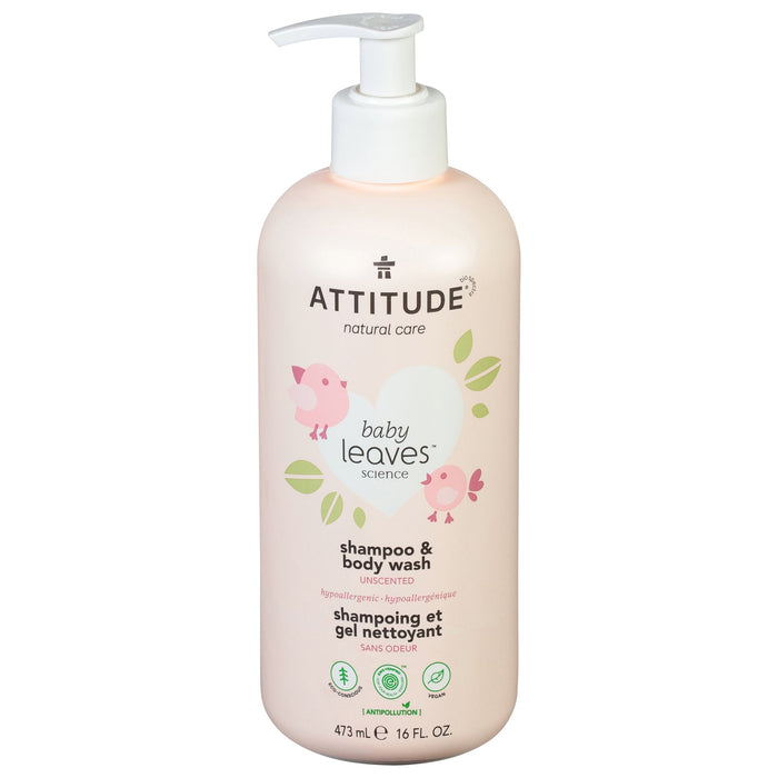 Attitude - Baby Wash 2in1 Frag Free - 1 Each 1-16 Oz Biskets Pantry 