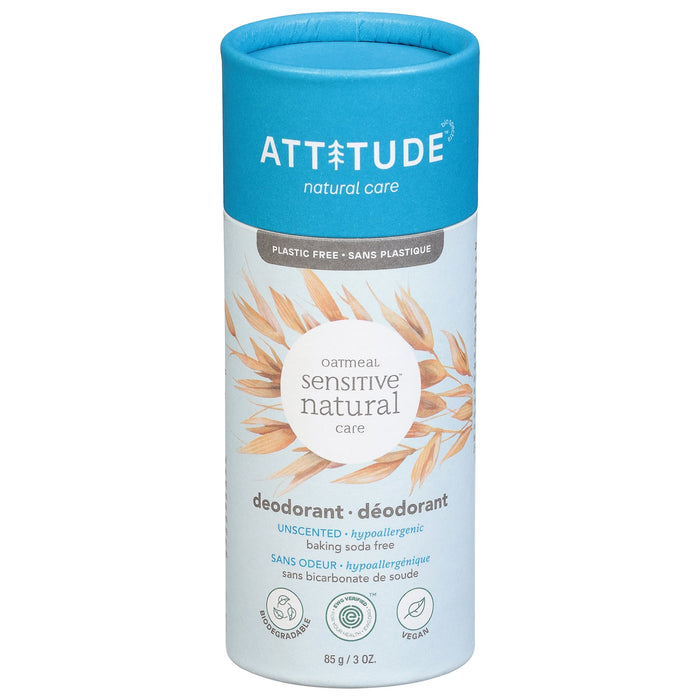 Attitude - Deodorant Senstv Unscented - 1 Each-3 Oz Biskets Pantry 