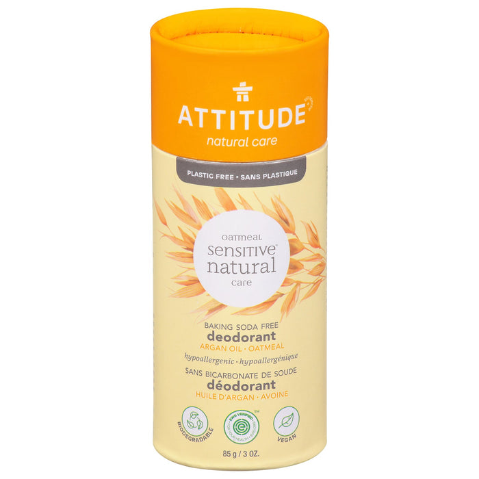 Attitude - Deodorant Snstv Argan Oil - 1 Each-3 Oz Biskets Pantry 