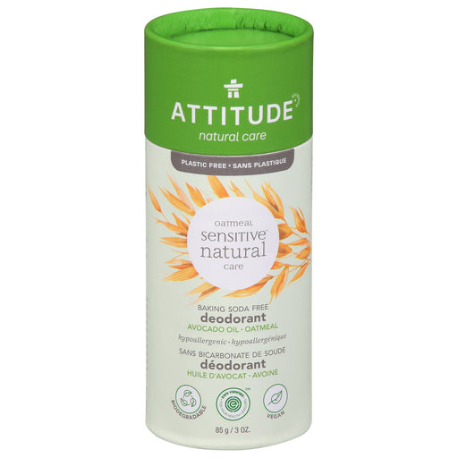 Attitude - Deodorant Snstv Avo Oil - 1 Each-3 Oz Biskets Pantry 