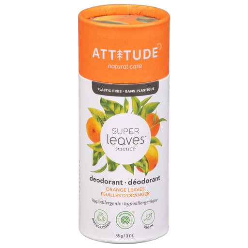 Attitude - Deodorant Spr/lv Orange - 1 Each-3 Oz Biskets Pantry 