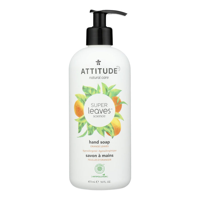 Attitude - Hand Soap Orange Leaves - 1 Each-16 Oz Biskets Pantry 
