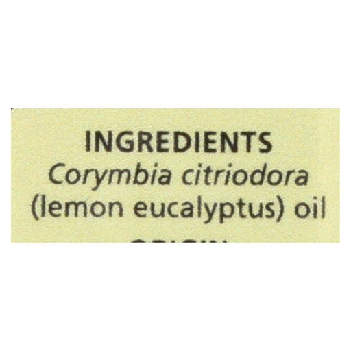 Aura Cacia - 100% Pure Essential Oil Lemon Eucalyptus - 0.5 Fl Oz Biskets Pantry 