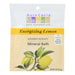 Aura Cacia - Aromatherapy Mineral Bath Energizing Lemon - 2.5 Oz - Case Of 6 Biskets Pantry 