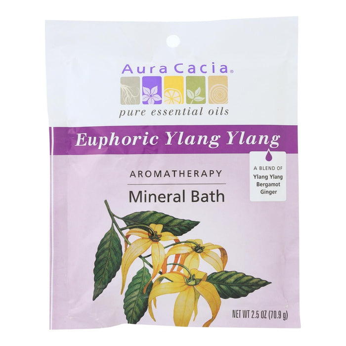 Aura Cacia - Aromatherapy Mineral Bath Euphoria - 2.5 Oz - Case Of 6 Biskets Pantry 