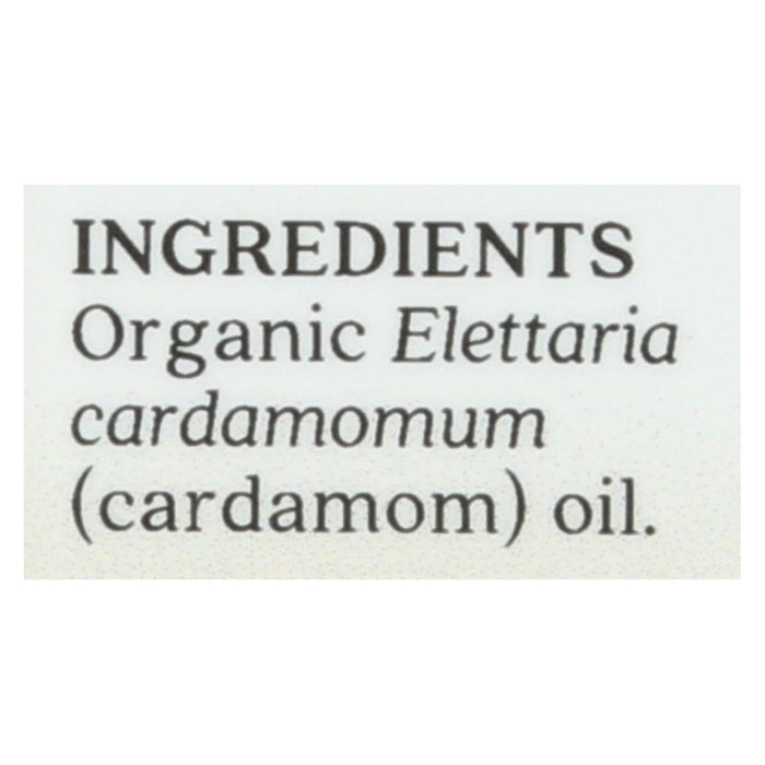 Aura Cacia - Essential Oil - Cardamom - Case Of 1 - .25 Fl Oz. Biskets Pantry 