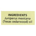 Aura Cacia - Essential Oil - Cedarwood Texas - .5 Oz Biskets Pantry 