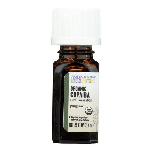 Aura Cacia - Essential Oil - Copaiba - Case Of 1 - .25 Fl Oz. Biskets Pantry 