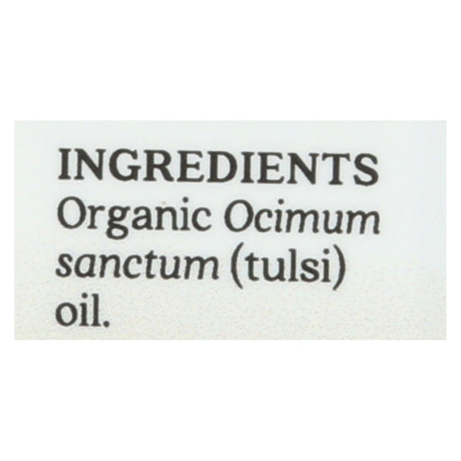 Aura Cacia - Essential Oil - Holy Basil - Case Of 1 - .25 Fl Oz. Biskets Pantry 