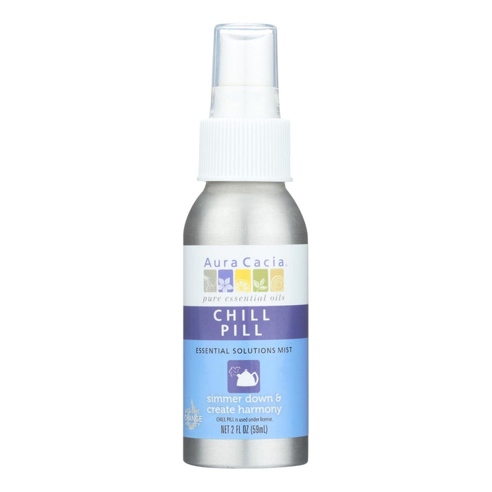 Aura Cacia - Essential Solutions Mist Chill Pill - 2 Fl Oz Biskets Pantry 