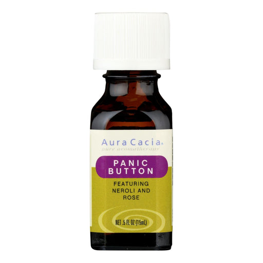 Aura Cacia - Essential Solutions Oil Panic Button - 0.5 Fl Oz Biskets Pantry 