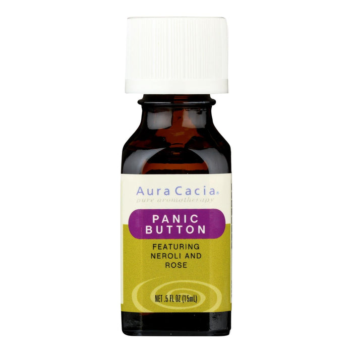 Aura Cacia - Essential Solutions Oil Panic Button - 0.5 Fl Oz Biskets Pantry 