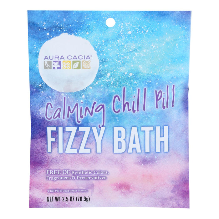 Aura Cacia - Fizz Bath Calm Chill Pill - Case Of 6-2.5 Oz Biskets Pantry 