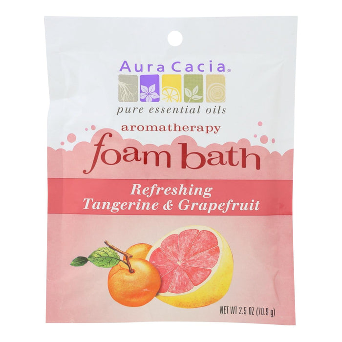 Aura Cacia - Foam Bath Refeshing Tangerine And Grapefruit - 2.5 Oz - Case Of 6 Biskets Pantry 