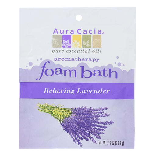 Aura Cacia - Foam Bath Relaxing Lavender - 2.5 Oz - Case Of 6 Biskets Pantry 