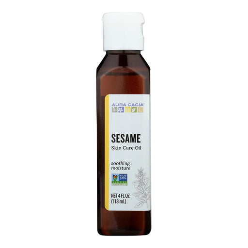 Aura Cacia - Natural Skin Care Oil Sesame - 4 Fl Oz Biskets Pantry 