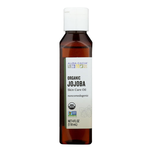 Aura Cacia - Organic Aromatherapy Jojoba Oil - 4 Fl Oz Biskets Pantry 