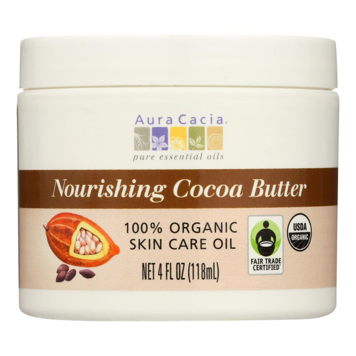 Aura Cacia - Organic Cocoa Butter - 4 Oz Biskets Pantry 