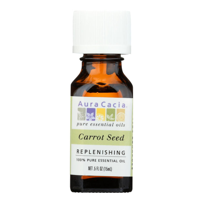 Aura Cacia - Pure Essential Oil Carrot Seed - 0.5 Fl Oz Biskets Pantry 