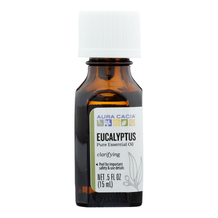 Aura Cacia - Pure Essential Oil Eucalyptus - 0.5 Fl Oz Biskets Pantry 