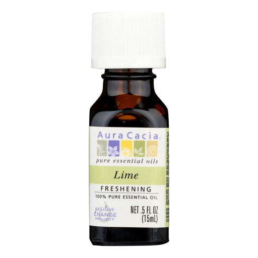 Aura Cacia - Pure Essential Oil Lime - 0.5 Fl Oz Biskets Pantry 