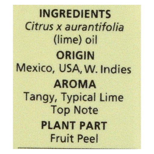 Aura Cacia - Pure Essential Oil Lime - 0.5 Fl Oz Biskets Pantry 