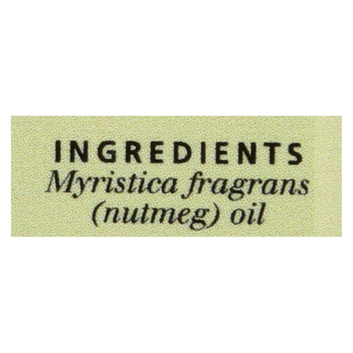 Aura Cacia - Pure Essential Oil Nutmeg - 0.5 Fl Oz Biskets Pantry 