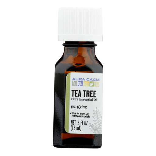 Aura Cacia - Pure Essential Oil Tea Tree - 0.5 Fl Oz Biskets Pantry 