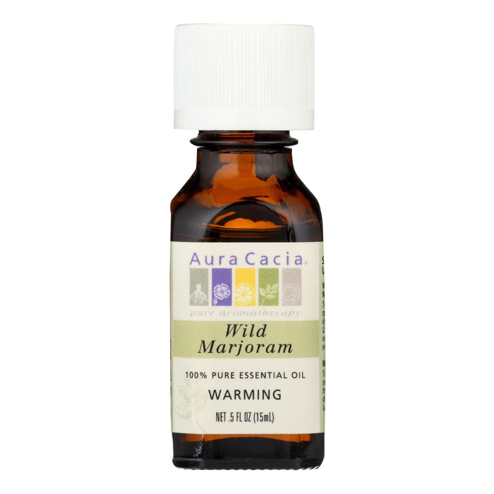 Aura Cacia - Pure Essential Oil Wild Marjoram - 0.5 Fl Oz Biskets Pantry 