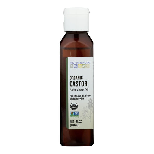 Aura Cacia - Skin Care Oil - Organic Castor Oil - 4 Fl Oz Biskets Pantry 