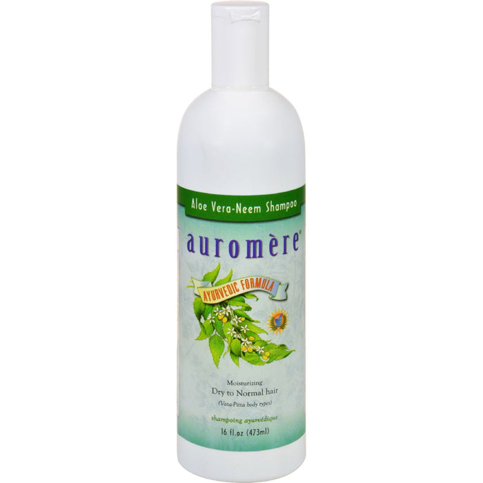 Auromere Ayurvedic Shampoo Aloe Vera Neem - 16 Fl Oz Biskets Pantry 