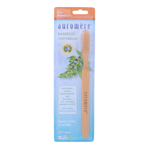 Auromere - Tbrush Bamboo - Case Of 6 - 1 Ct Biskets Pantry 