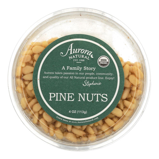 Aurora Natural Products - Organic Pine Nuts - Case Of 12 - 4 Oz. Biskets Pantry 