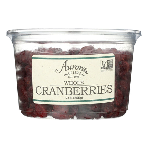 Aurora Natural Products - Whole Cranberries - Case Of 12 - 9 Oz. Biskets Pantry 