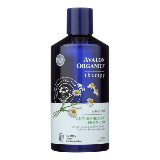 Avalon Active Organics Shampoo - Anti Dandruff - 14 Oz Biskets Pantry 