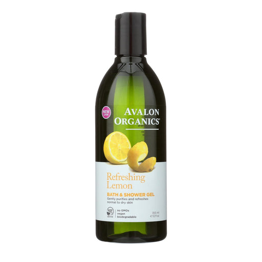 Avalon Organics Bath And Shower Gel Lemon - 12 Fl Oz Biskets Pantry 