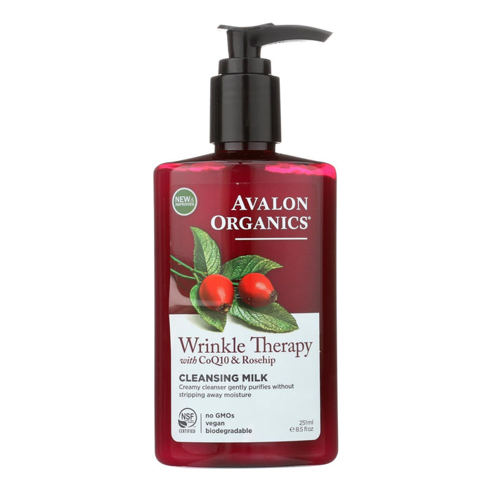 Avalon Organics Coq10 Facial Cleansing Milk - 8.5 Fl Oz Biskets Pantry 