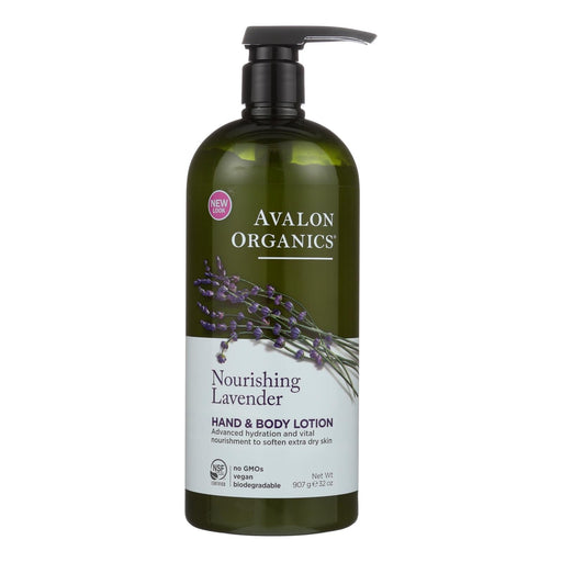 Avalon Organics Hand And Body Lotion Lavender - 32 Fl Oz Biskets Pantry 