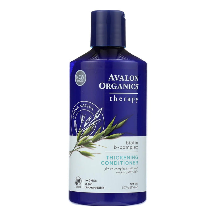 Avalon Organics Thickening Conditioner Biotin B-complex Therapy - 14 Fl Oz Biskets Pantry 