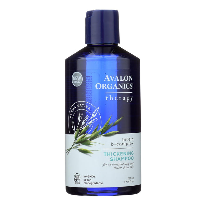 Avalon Organics Thickening Shampoo Biotin B Complex Therapy - 14 Fl Oz Biskets Pantry 