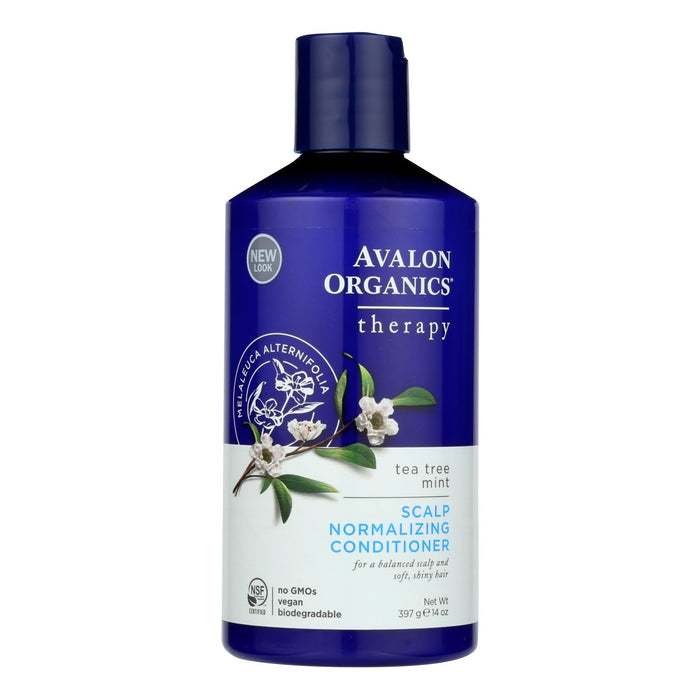 Avalon Organics Treatment Conditioner Tea Tree Mint - 14 Fl Oz Biskets Pantry 