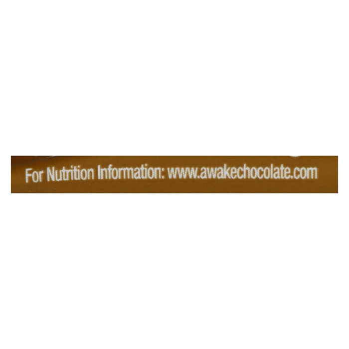 Awake Chocolate - Bites Chocolate Caramel - Case Of 50-.58 Oz Biskets Pantry 