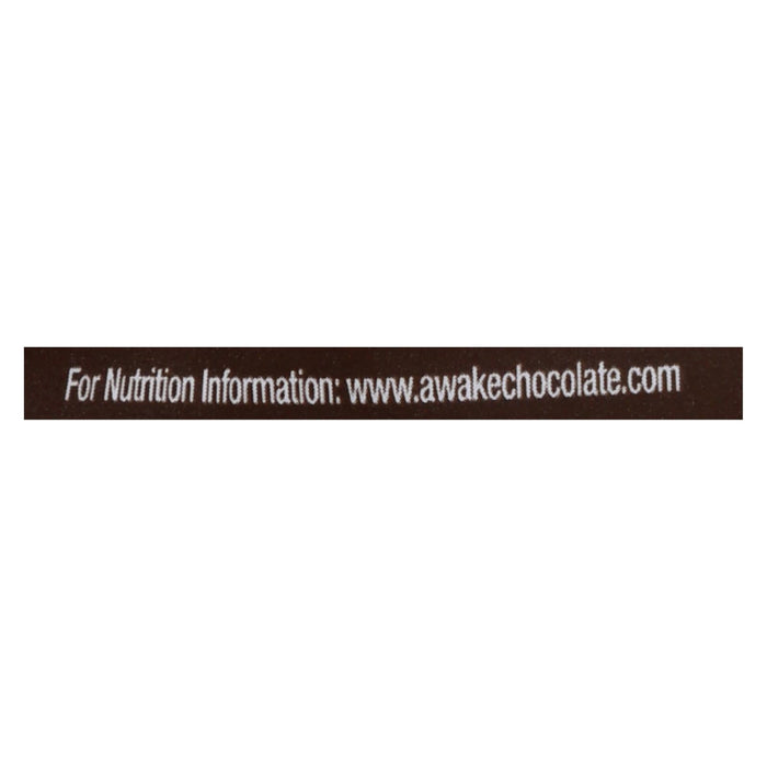 Awake Chocolate - Bites Milk Chocolate - Case Of 50-.53 Oz Biskets Pantry 