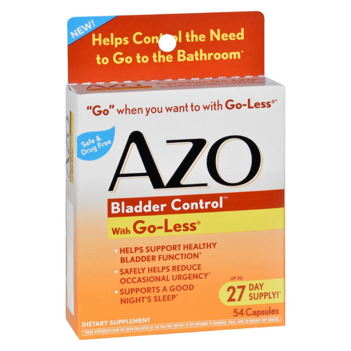 Azo Bladder Control - 54 Capsules Biskets Pantry 